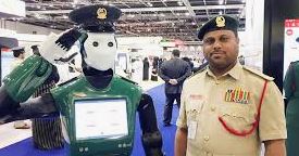 Robot policía Reem en Dubai diseñado por la empresa Pal Robotics